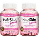 Kit 2 Biotina Gelatina Minerais Viaminas e Silício HairSkin e Nails Femme Maxinutri