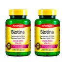 Kit 2 Biotina Pantotenato de Cálcio e Vitaminas Maxinutri 60 Caps