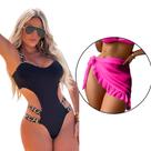 Kit 2 Biquini Maiô Bojo Preto/onça Neon Praia Saida De Praia Babado Kit 2 Biquini Maiô Bojo Preto/onça Neon Praia Saida De Praia Babado