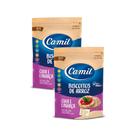 Kit 2 Biscoito de Arroz Integral Camil com Chia e Linhaça 150g Kit 2 Biscoito de Arroz Integral Camil com Chia e Linhaça 150g