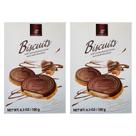 Kit 2 Biscoito Importado Recheio Pasta Amendoim C/ Chocolate