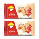 Kit 2 Biscoito Leite Lowçucar Zero Açucares E Lactose 115g