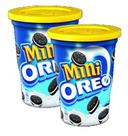 kit 2 Biscoito Mini Oreo Original Creme De Baunilha 115G