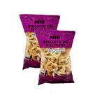 Kit 2 Biscoito Polvilho Mió Parmesão com Chia 80g Kit 2 Biscoito Polvilho Mió Parmesão com Chia 80g