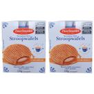 Kit 2 Biscoito Waffle C/Receheio de Caramelo Importado 230 G