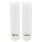 Kit 2 Bisnagas Invertidas para Molho 470ml Profissional Food Truck Restaurante Lanchonete Weck
