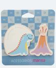 Kit 2 Blocos de Notas Dinossauro E Vulcão Marisa-33216