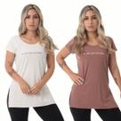 kit 2 Blusa Feminina Academia Fitness Life and Moviment kit 2 Blusa Feminina Academia Fitness Life and Moviment