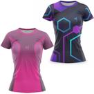 Kit 2 Blusa Fitness Roupa Academia feminina Caminhada Treino Ciclismo Dry Fit Ante Suor UV