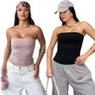 kit 2 BLUSA Tube sem alça