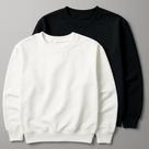 Kit 2 Blusas de Moletom Gola Careca Unissex Premium Streetwear Inverno