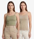 Kit 2 Blusas Femininas Com Alça Fina Infinita Cor Sortidas Kit 2 Blusas Femininas Com Alça Fina Infinita Cor Sortidas