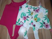 Kit 2 blusas femininas com tecido 100 % viscose Kit 2 blusas femininas com tecido 100 % viscose