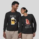 Kit 2 Blusas Frio Moletom Careca Sem Capuz Casal Namorados Companheiro Kit 2 Blusas Frio Moletom Careca Sem Capuz Casal Namorados Companheiro