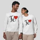Kit 2 Blusas Frio Moletom Careca Sem Capuz Casal Namorados Fe Kit 2 Blusas Frio Moletom Careca Sem Capuz Casal Namorados Fe