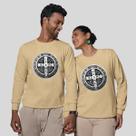 Kit 2 Blusas Frio Moletom Careca Sem Capuz Casal Namorados Medalha Kit 2 Blusas Frio Moletom Careca Sem Capuz Casal Namorados Medalha