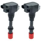 Kit 2 Bobina De Ignição Denso Dianteira Honda Fit 1.4 8v 2004 a 2008