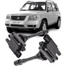 Kit 2 Bobina Ignição Pajero TR4 IO 1.8 2.0 Gasolina 2002-06