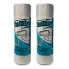 Kit 2 bobinas sacos transparente picotada 30x40 c/500 sacos