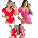 Kit 2 Body com Bojo Liso com Abertura nas Laterais