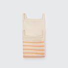 Kit 2 Body Infantil Menino Bege Listado e Laranja Hering