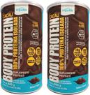 Kit 2 Body Protein Equaliv 600g Cacau