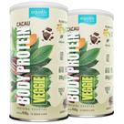 Kit 2 Body Protein Veggie Cacau 418g - Equaliv Kit 2 Body Protein Veggie Cacau 418g - Equaliv