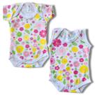 Kit 2 bodys 1 regata e 1 manga curta bebê prematuro recém nascido