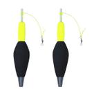 Kit 2 Boias Torpedo Explosiva CL Pesca 40g 90% EVA Alta Sensibilidade Cor:Amarela