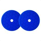 Kit 2 Boina 5 Pol P/ Polimento Automotivo Azul Corte Leve