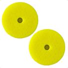 Kit 2 Boina De Polimento Automotivo Amarelo Corte Médio 5"