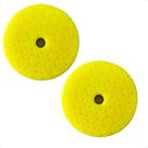 Kit 2 Boina De Polimento Automotivo Amarelo Corte Médio 6P