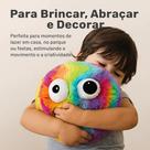 Kit 2 Bola Maluca Pelucia Divertida Inflavel Infantil Macia Mostro Maluco