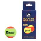 Kit 2 Bolas Beach Tennis BTX60 Amarela Alta Performance