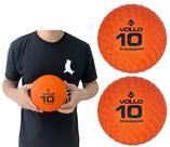 Kit 2 Bolas de Iniciação Para Escolas Edução Infantil Vollo BI010 Tamanho 10 Laranja