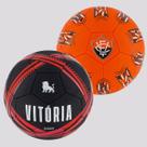 Kit 2 Bolas Vitória Estádios Campo Preta e Vermelha