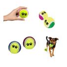 Kit 2 Bolinha Brinquedo Cachorro Gato Dura Peluda Resistente