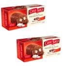 Kit 2 Bolo de Chocolate com Coco + Cobertura de Chocolate !