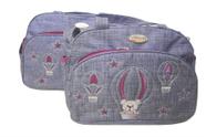 Kit 2 Bolsa Maternidade Menina Bebê Alta Qualidade