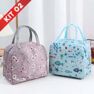 kit 2 Bolsa Térmica Estampada Fitness Academia Trabalho Lancheira piquenique Alimento Quente Frio kit 2 Bolsa Térmica Estampada Fitness Academia Trabalho Lancheira piquenique Alimento Quente Frio