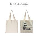 KIT 2 Bolsas Ecobags CRÚ Advogada KIT 2 Bolsas Ecobags CRÚ Advogada
