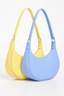 Kit 2 Bolsas Feminina Meia Lua Verão 2026 Azul e Amarelo Kit 2 Bolsas Feminina Meia Lua Verão 2026 Azul e Amarelo