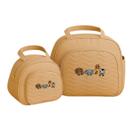 Kit 2 Bolsas para Saida Maternidade Bordadas Menino e Menina Arca de Nóe Kit 2 Bolsas para Saida Maternidade Bordadas Menino e Menina Arca de Nóe