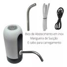 Kit 2 Bombas Galão Água Puxador Elétrico Recarregável Usb