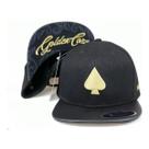 Kit 2 Boné Mcd Golden Core Aba Reta Fitão Preto Ajustável