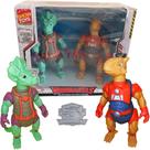 Kit 2 Boneco Dinosauro Dinonautas Show Toys Thom e Brunx 64