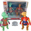 Kit 2 Boneco Dinosauro Dinonautas Show Toys Thom e Brunx 64