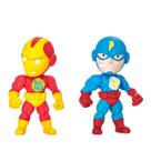 Kit 2 Bonecos 17cm Super Heróis Liga Da Justiça Vingadores Brinquedo De Ação Ideal Para Colecionar Presentear Puff Toys Kit 2 Bonecos 17cm Super Heróis Liga Da Justiça Vingadores Brinquedo De Ação Ideal Para Colecionar Presentear Puff Toys