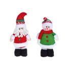 Kit 2 Bonecos Bless Pure Natalino enfeite Natal 30 cm Kit 2 Bonecos Bless Pure Natalino enfeite Natal 30 cm