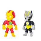 Kit 2 Bonecos Super Heróis Articulados 17cm Vinil Macio Atóxico Vingadores Liga De Justiça Brinquedo Infantil Puff Toys Kit 2 Bonecos Super Heróis Articulados 17cm Vinil Macio Atóxico Vingadores Liga De Justiça Brinquedo Infantil Puff Toys